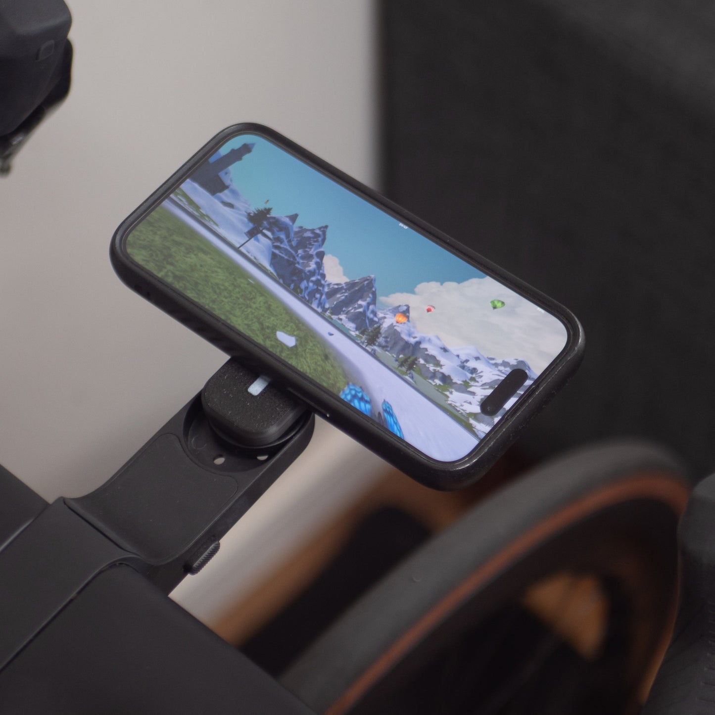 Maggie 2.0 Indoor Trainer Phone Holder | Garmin and Wahoo GPS Mount Compatible | Turbo Trainer Accessory for Zwift & Smart Bikes