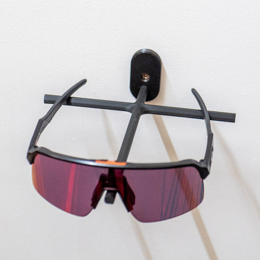 Cycling Sunglasses Holder Wall Mount | Gear Organiser for Bike Glasses | Wall-Mounted Storage for Road & MTB Accessories | Core Organiser Range